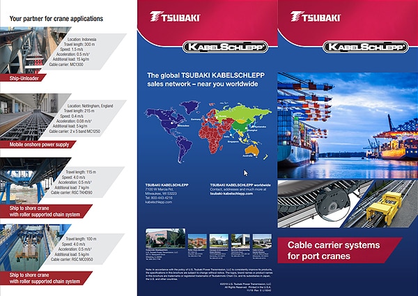 Cable Carrier for Port Cranes