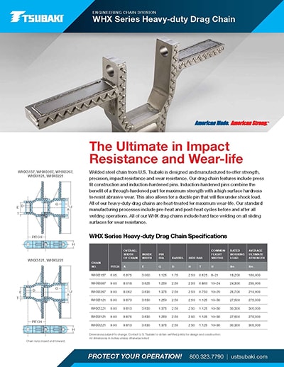 WHX Series Heavy Duty Drag Chains