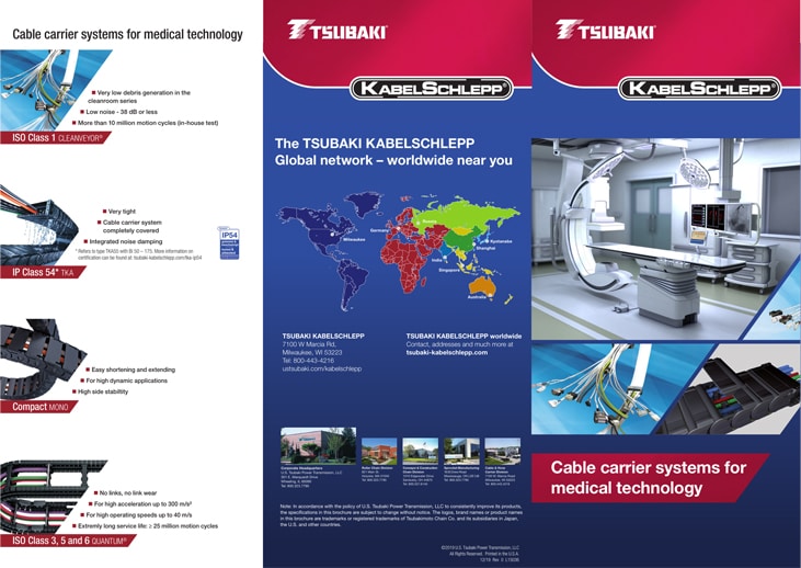 Cable Carriers for Medical Technology