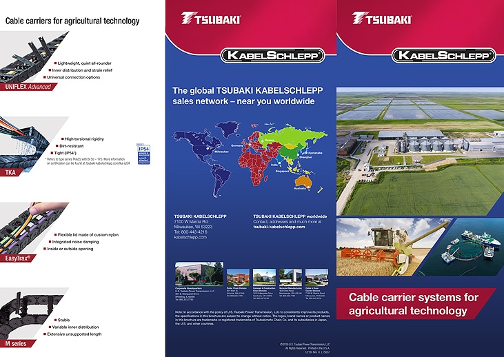 Cable Carriers for Agricultural Technology