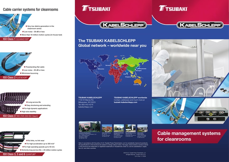 Cable Carriers for Cleanrooms