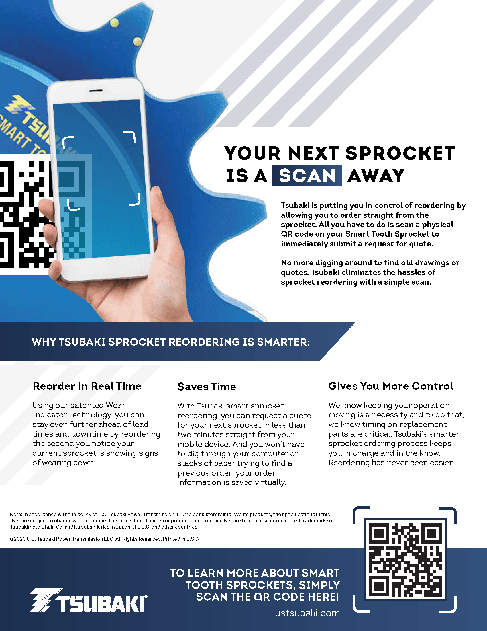 Smart Tooth QR Code Reordering Sheet