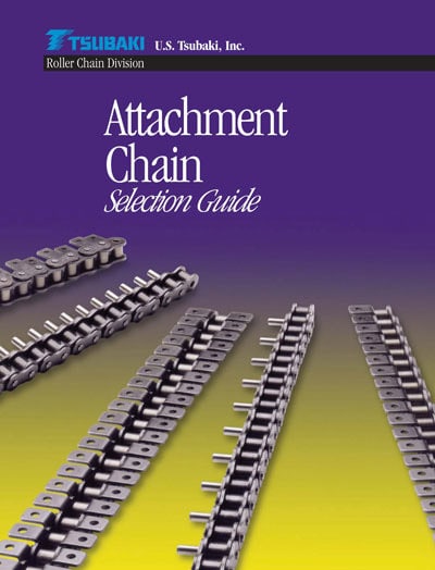 Folleto de cadenas con aditamentos