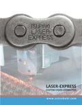 La planta de cadenas de rodillos de U.S. Tsubaki en Holyoke, Massachusetts, presenta las nuevas máquinas de Laser-Express en las instalaciones