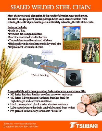 Sealed Welded Steel Chain Flyer