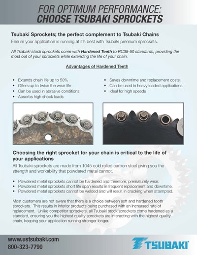 Sprocket Hardened Tooth Flyer