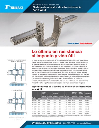 Cadenas de la serie WHX (español)